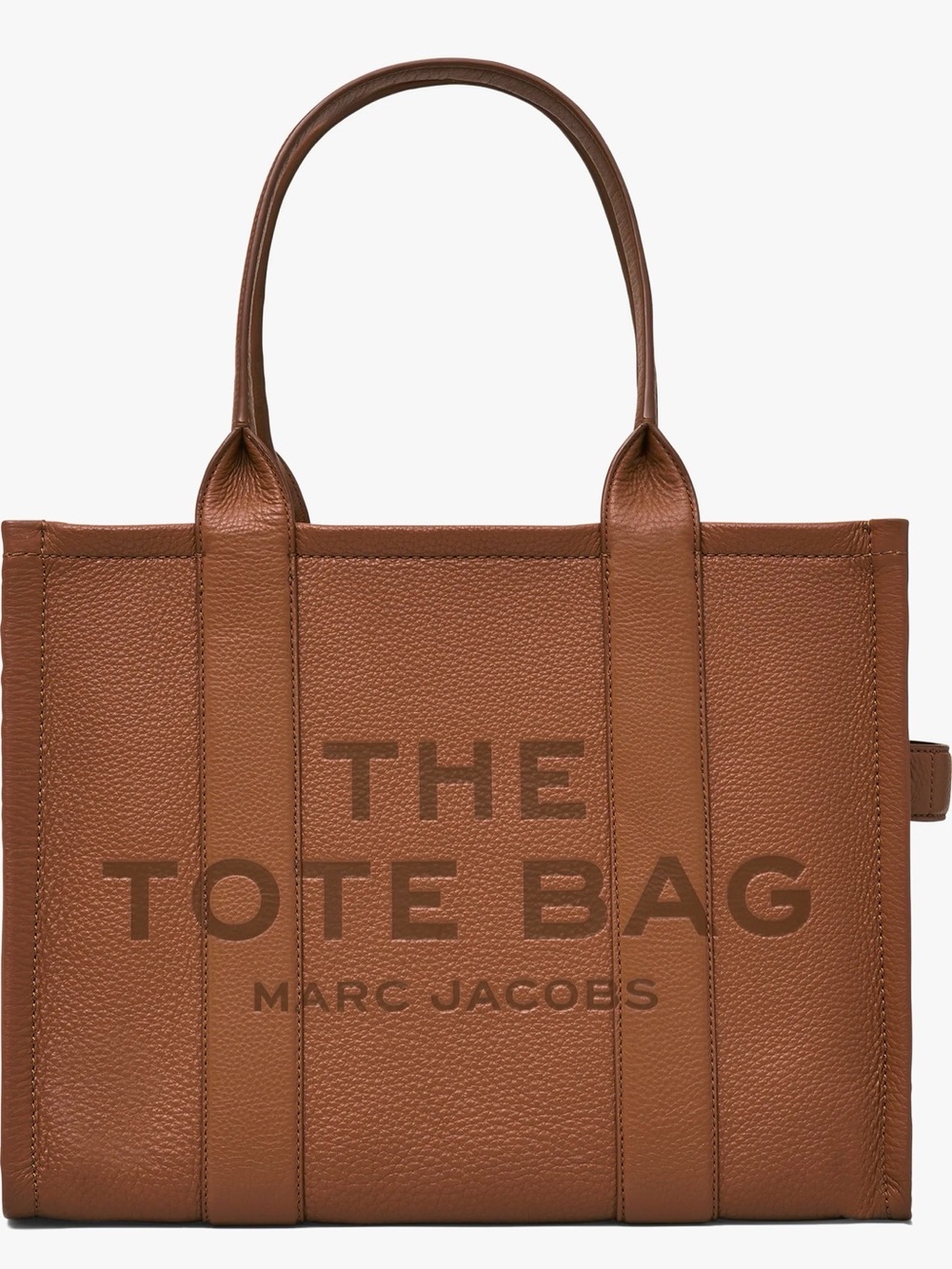 Marc Jacobs The Tote Bag Leather Tote in Cognac Brown